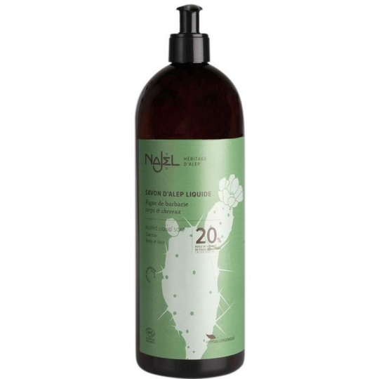 Najel Vloeibare zeep cactusolie 20% pompfles (1 Liter)