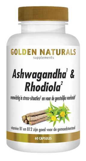 Golden Naturals Ashwagandha & Rhodiola