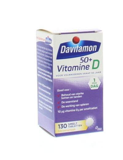 Davitamon D 50+ smelttablet (130 Tabletten)
