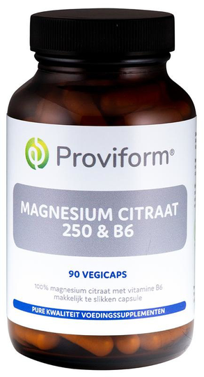 Proviform Magnesium citraat 250 & B6 (90 Vegetarische capsules)