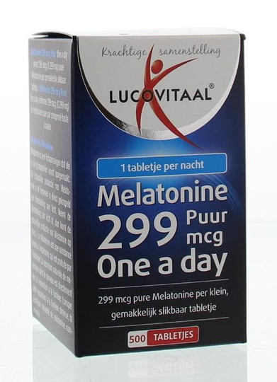 Lucovitaal Melatonine puur 0.299mg (500 Tabletten)