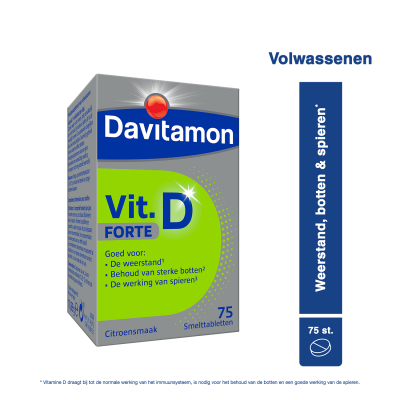 Davitamon Vit. D Forte | 75 smelttabletten