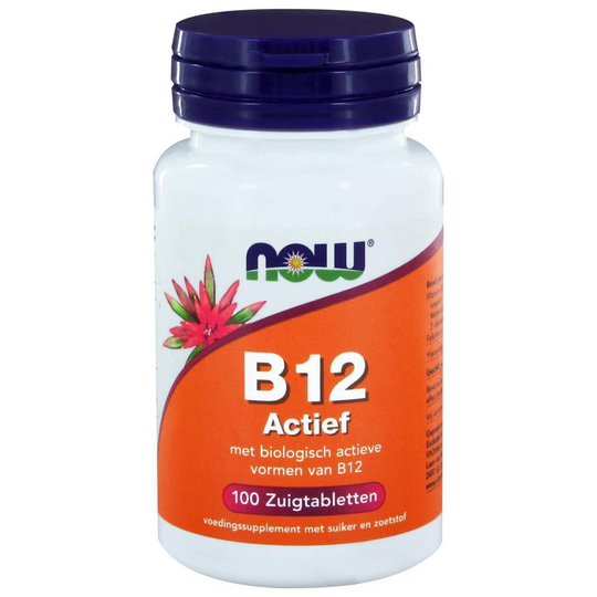 NOW Foods Vitamine B12 Actief zuigtabletten