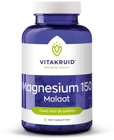 Vitakruid Magnesium 150 malaat (100 Tabletten)