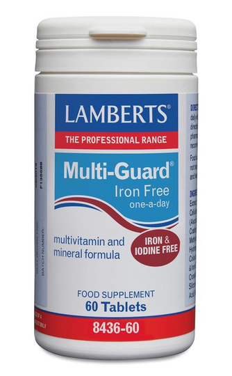 Lamberts Multi-guard ijzervrij (60 Tabletten)