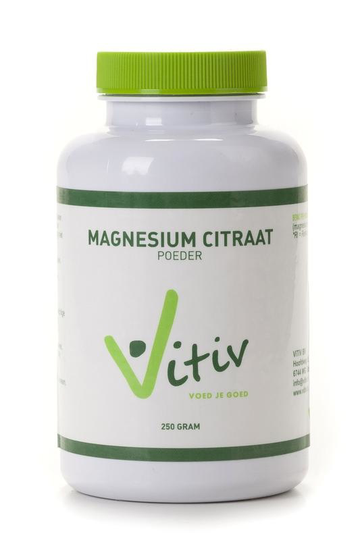 Vitiv Magnesium citraat poeder (250 Gram)