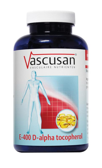 Vascusan E-400 Alpha tocopherol (120 Softgels)