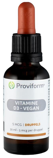 Proviform Vitamine D3 5mcg vegan druppels (30 Milliliter)