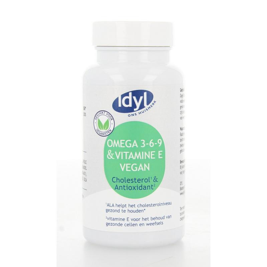 Idyl Omega 3-6-9 & Vitamine E vegan (90 Capsules)