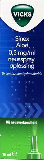 Vicks Sinex aloe neusspray (15 Milliliter)