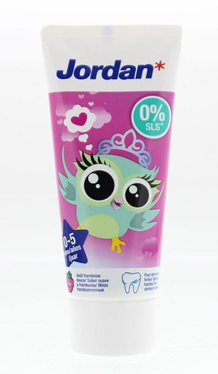 Jordan Tandpasta kids 0 - 5 jaar (50 Milliliter)