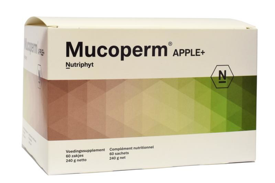 Nutriphyt Mucoperm apple+ (60 Zakjes)