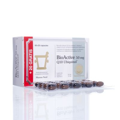 Pharma Nord BioActive Q10 Ubiquinol 50 mg | 60 + 20 capsules PROMO