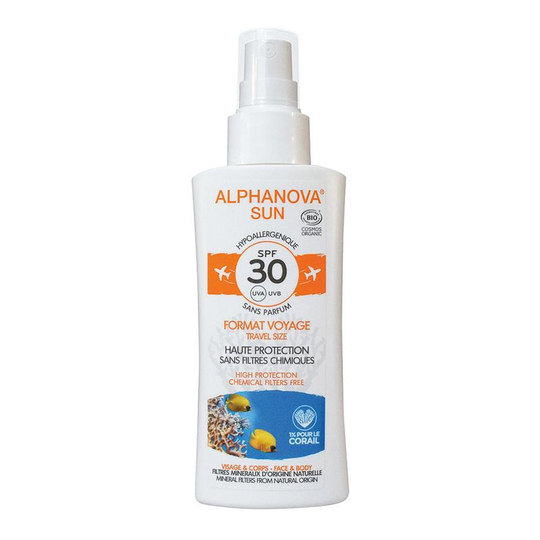 Alphanova Sun Sun spray SPF30 gevoelige huid (90 Gram)