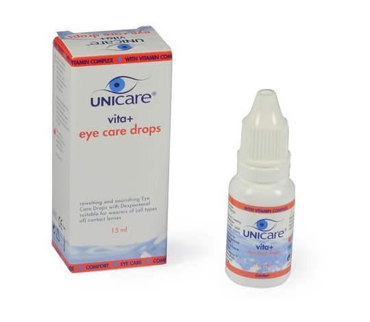Unicare Vita+ eye care oogdruppels (15 Milliliter)