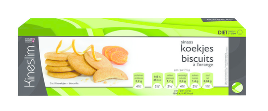 Kineslim Sinaasappelkoekjes 3 x 5 stuks (15 Stuks)
