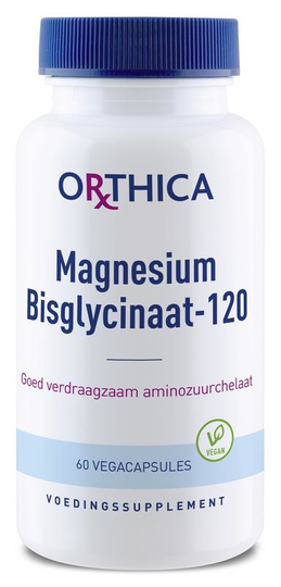 Orthica Magnesium bisglycinaat (60 Vegetarische capsules)