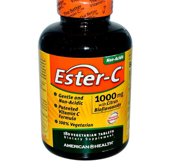 Ester-C Vitamine C met Citrus Bioflavonoiden (180 Veggie Tablets) - American Health