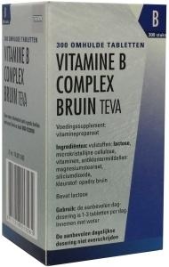 Teva Vitamine B complex bruin los (300 Tabletten)