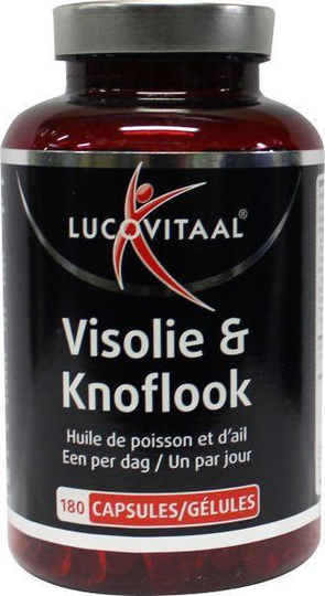 Lucovitaal Visolie & knoflook (180 Capsules)