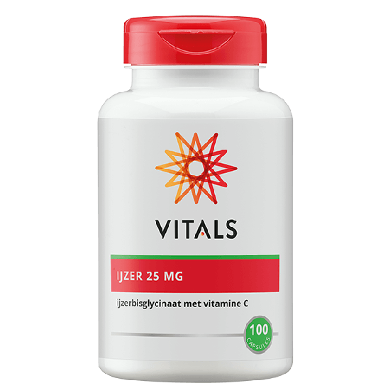 Vitals IJzer 25 mg met Vitamine C
