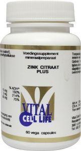 Vital Cell Life Zink citraat plus (60 Capsules)