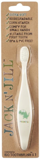 Jack n Jill Bio toothbrush dino extra soft (1 Stuks)