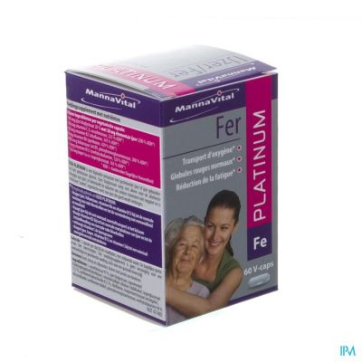MannaVital IJzer Platinum | 60 capsules