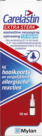 Carelastin Neusspray azelastine extra sterk (10 Milliliter)