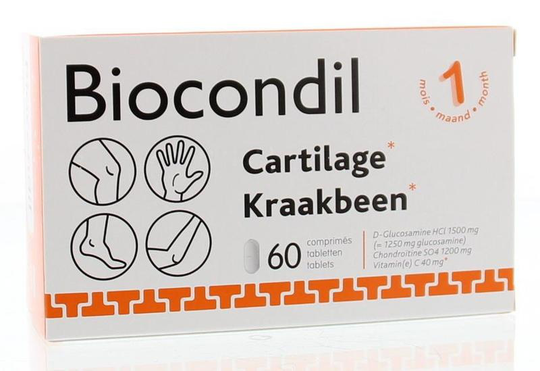Trenker Biocondil chondroitine/glucosamine vitamine C (60 Tabletten)