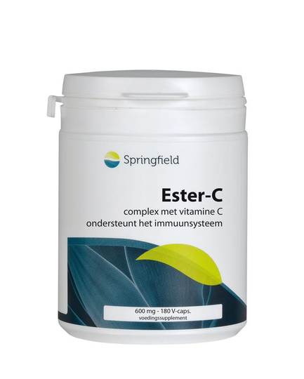 Springfield Ester-C gebufferde vitamine C (180 Vegetarische capsules)