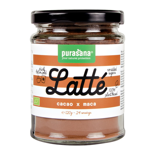 Purasana Latte cacao maca vegan bio (120 Gram)