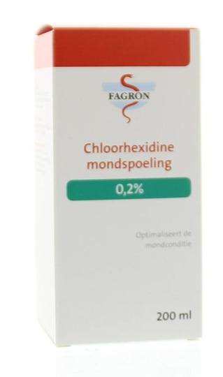 Fagron Chloorhexidine mondspoeling 0.2% (200 Milliliter)