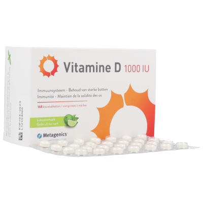 Vitamine D 1000 IU | 168 kauwtabletten