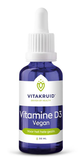 Vitakruid Vitamine D3 vegan druppels (30 Milliliter)
