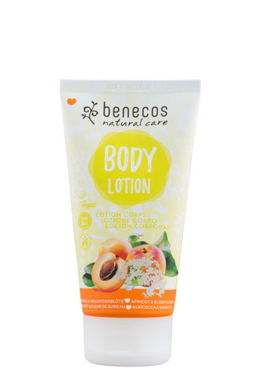Benecos Bodylotion abrikoos vlierbes vegan (150 Milliliter)