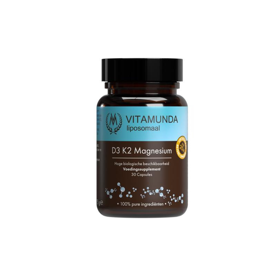 Vitamunda Liposomale magnesium D3 K2 vegan (30 Capsules)