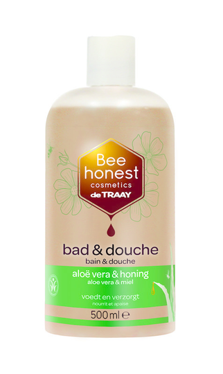 Traay Bee Honest Bad / douche aloe vera / honing (500 Milliliter)