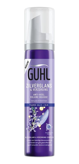 Guhl Zilverglans & verzorging anti-geel volume mousse (75 Milliliter)