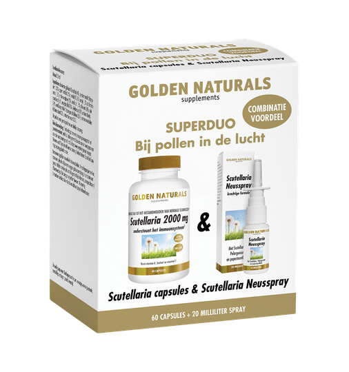 Golden Naturals Scutellaria capsules + neusspray