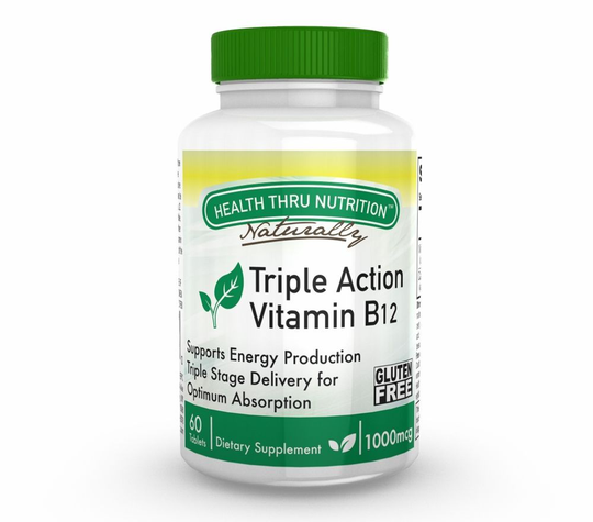 Vitamin B12 1.000 mcg (60 Tablets) - Health Thru Nutrition