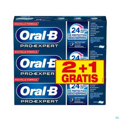 Oral-B Pro-Expert Intense Reiniging TRIO | 3 x 75 ml PROMO