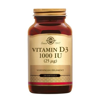 Solgar Vitamin D3 1000 IU (25µg) | 250 capsules