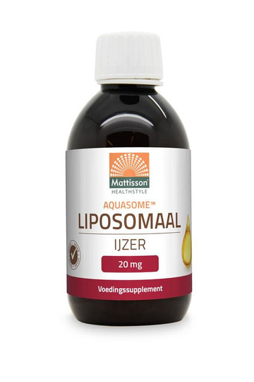 Mattisson Aquasome liposomaal ijzer 20mg citrussmaak (250 Milliliter)
