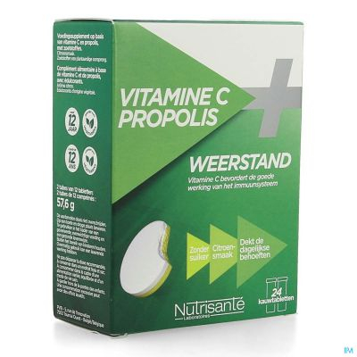 Nutrisanté Vitamine C Propolis | 24 kauwtabletten