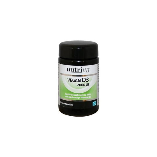 Nutriva Vegan D3 (60 Kauwtabletten)