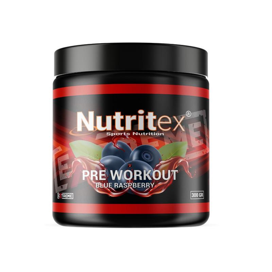 Nutritex Pre workout blue raspberry extreme (300 Gram)