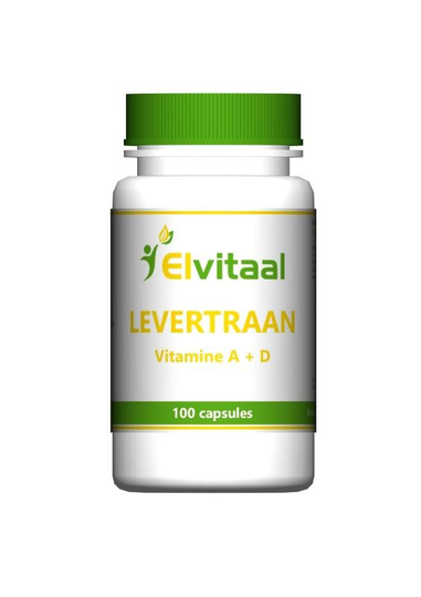 Elvitaal/elvitum Levertraan A D3 (100 Capsules)