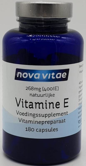 Nova Vitae Vitamine E 400IU (180 Capsules)