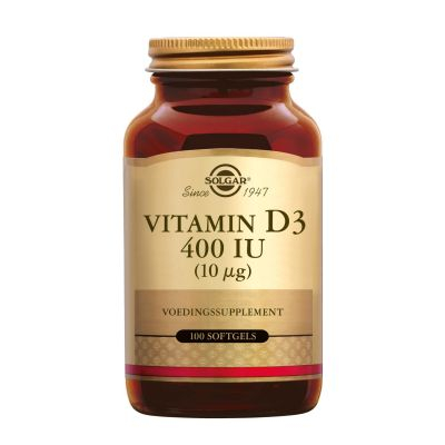 Solgar Vitamin D3 400 IU (10µg) | 100 capsules